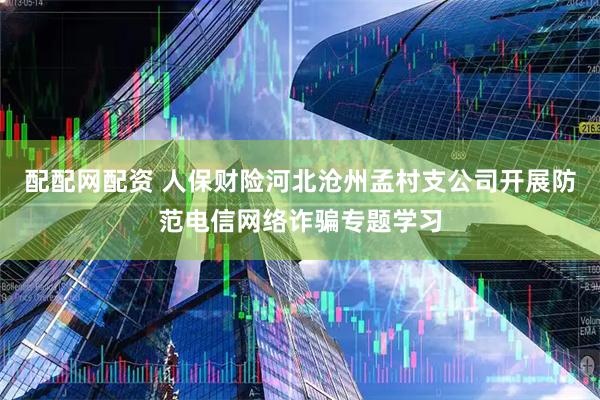 配配网配资 人保财险河北沧州孟村支公司开展防范电信网络诈骗专题学习